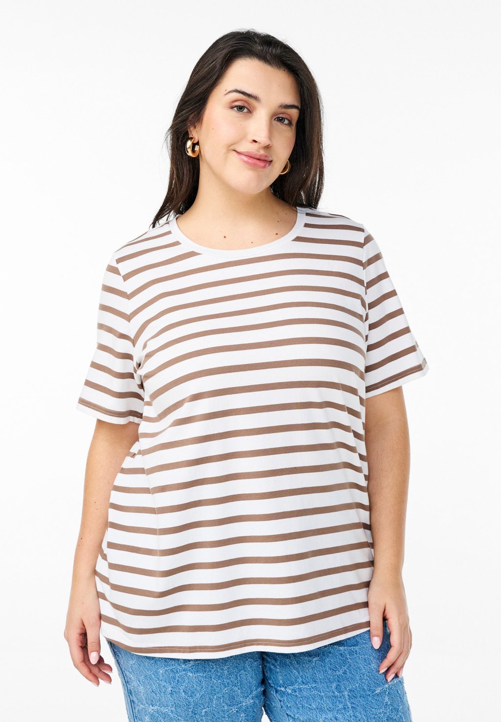 Футболка с принтом GESTREIFTES Zizzi, коричневый
Футболка с принтом GESTREIFTES Zizzi, коричневый