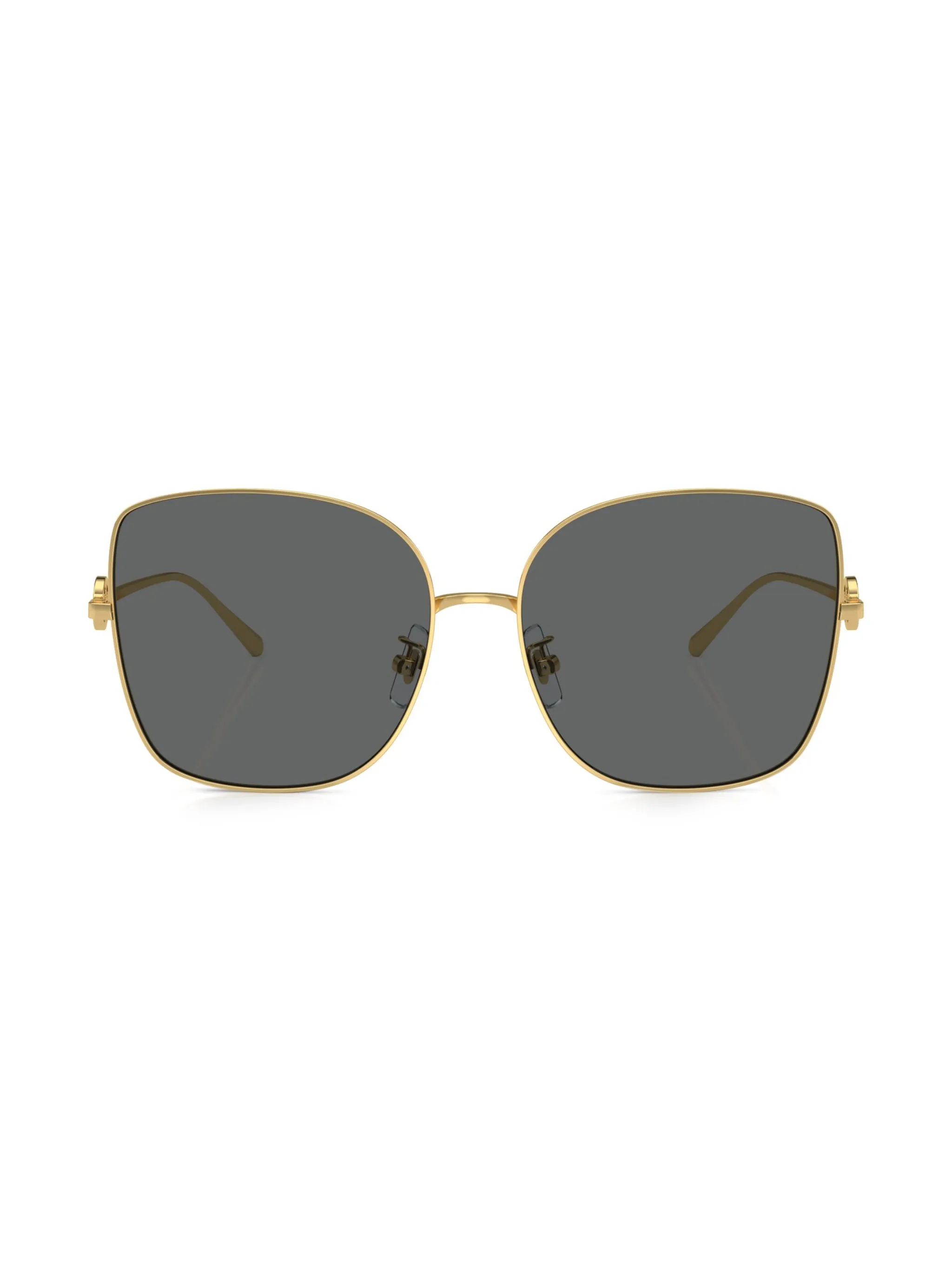 Солнцезащитные очки в массивной оправе с логотипом Tory Burch, золотистый
Солнцезащитные очки в массивной оправе с логотипом Tory Burch, золотистый