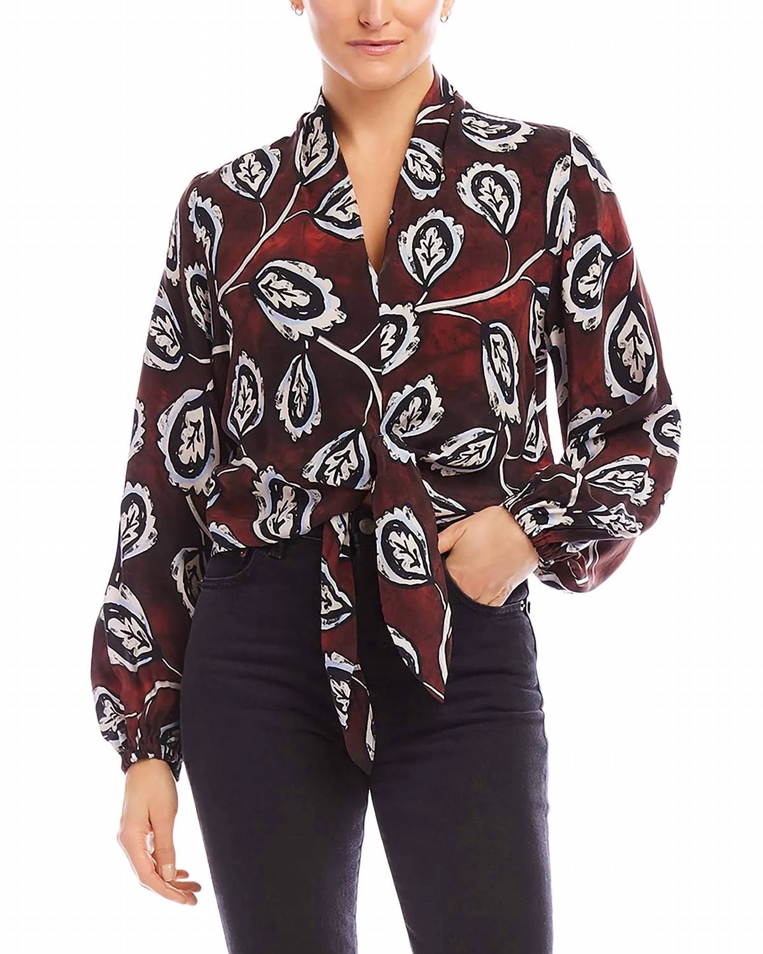 Алый топ с длинными рукавами и завязкой спереди с цветочным принтом Fifteen Twenty, цвет floral print
Алый топ с длинными рукавами и завязкой спереди с цветочным принтом Fifteen Twenty, цвет floral print