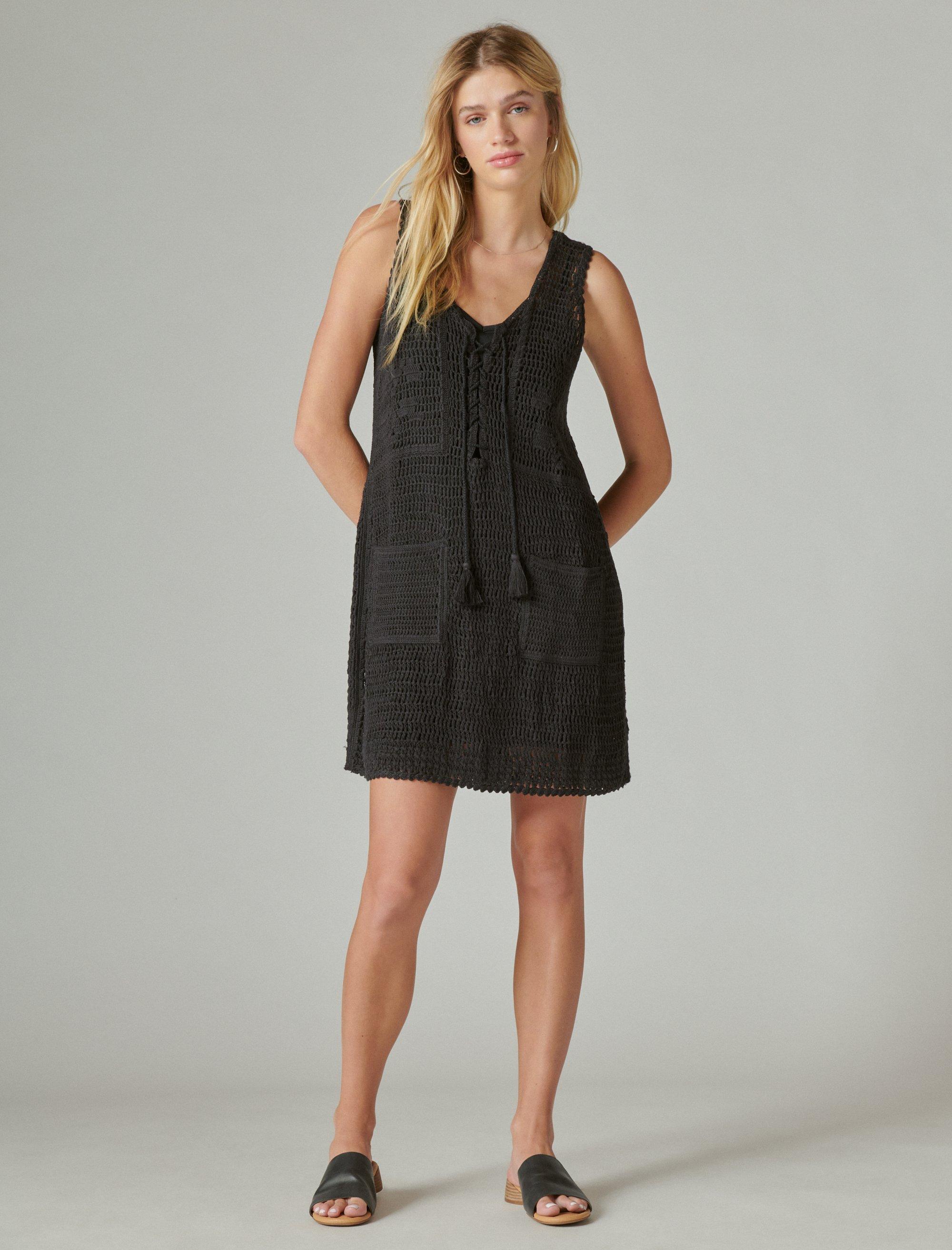 Женское платье-туника Lucky Brand Baja, связанное крючком, цвет natural
Женское платье-туника Lucky Brand Baja, связанное крючком, цвет natural