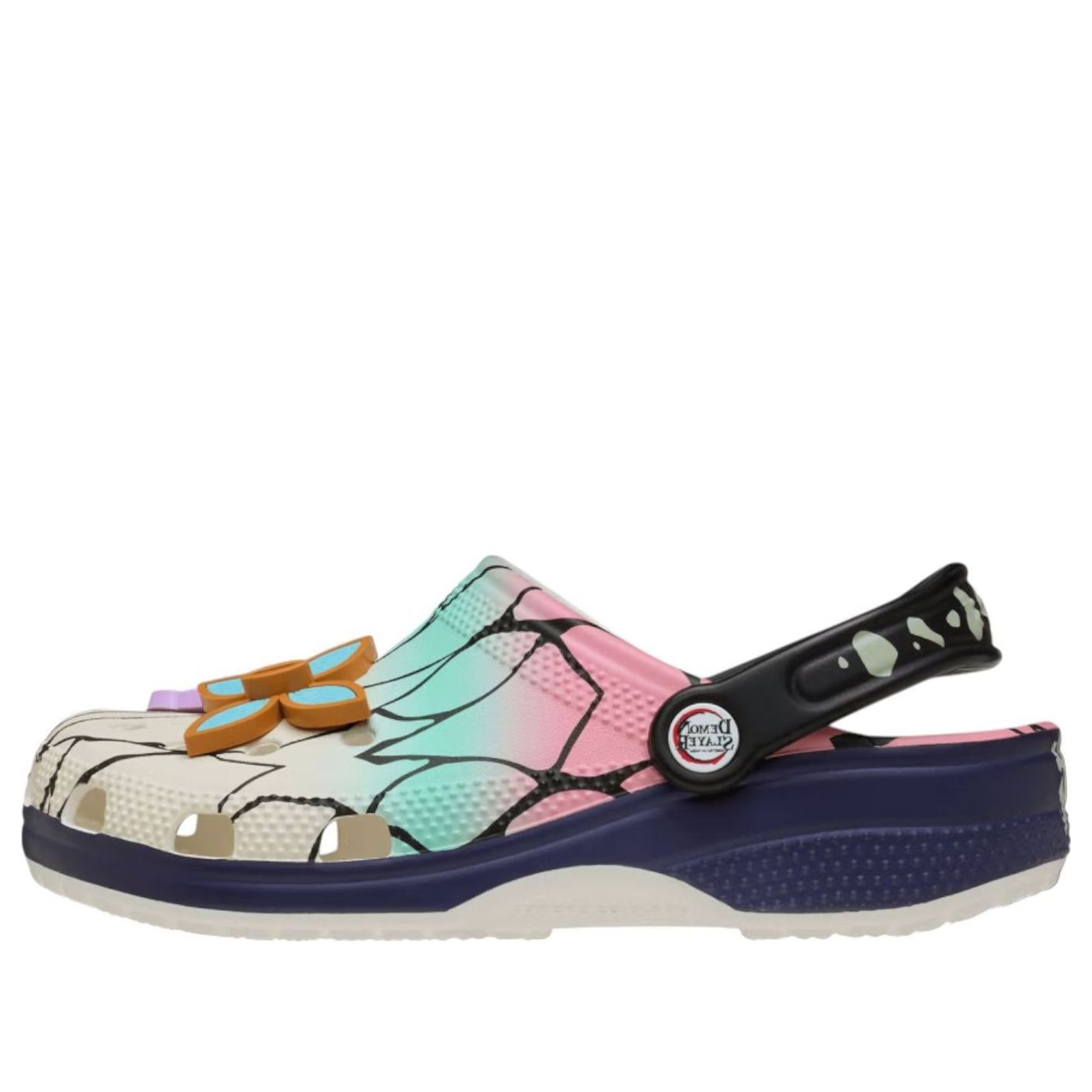 Сандалии Crocs x Demon Slayer Classic Clog 'Shinobu Kocho'
Сандалии Crocs x Demon Slayer Classic Clog 'Shinobu Kocho'