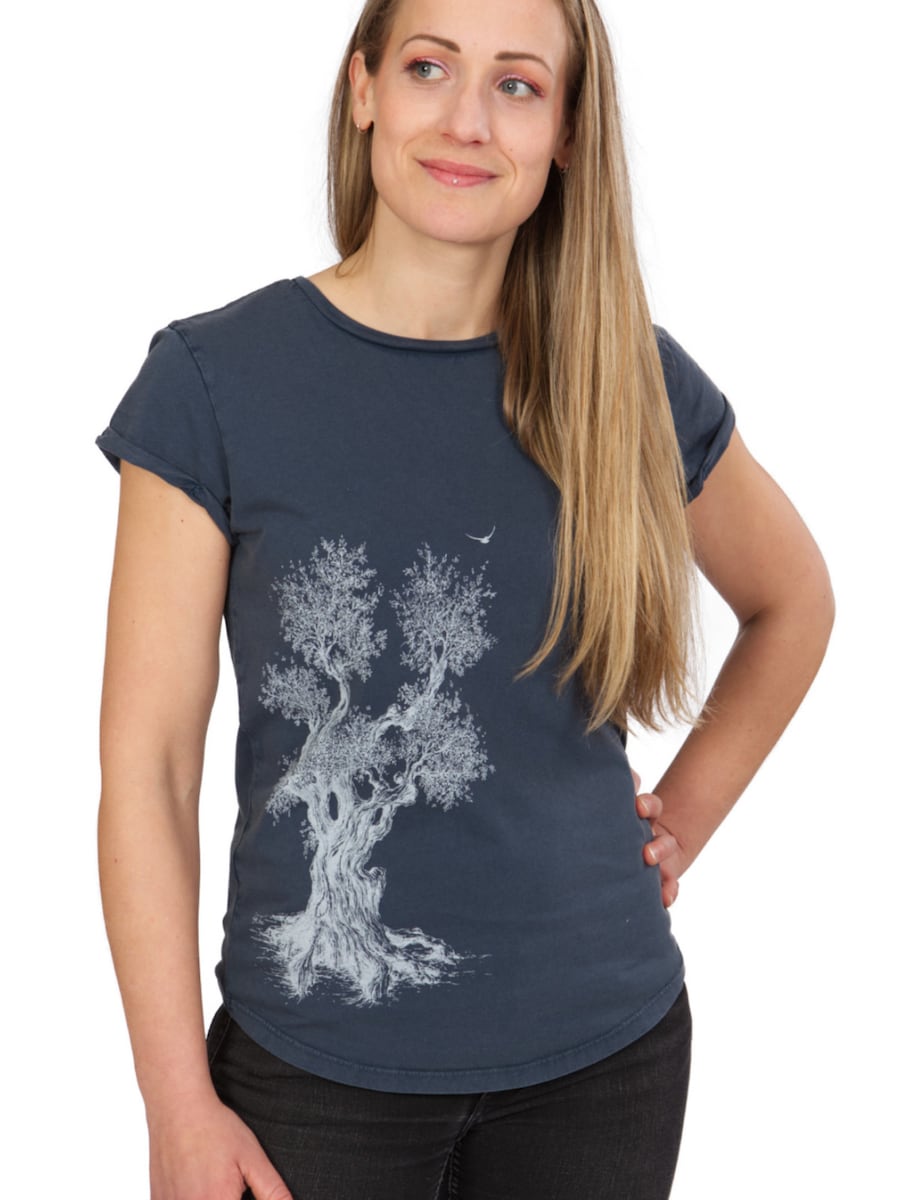 Рубашка Life-Tree Organic Fairwear Olive Tree, синий
Рубашка Life-Tree Organic Fairwear Olive Tree, синий