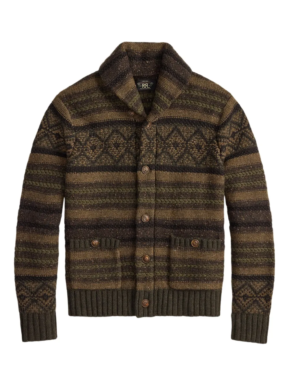 Кардиган с узором Ralph Lauren RRL, коричневый
Кардиган с узором Ralph Lauren RRL, коричневый