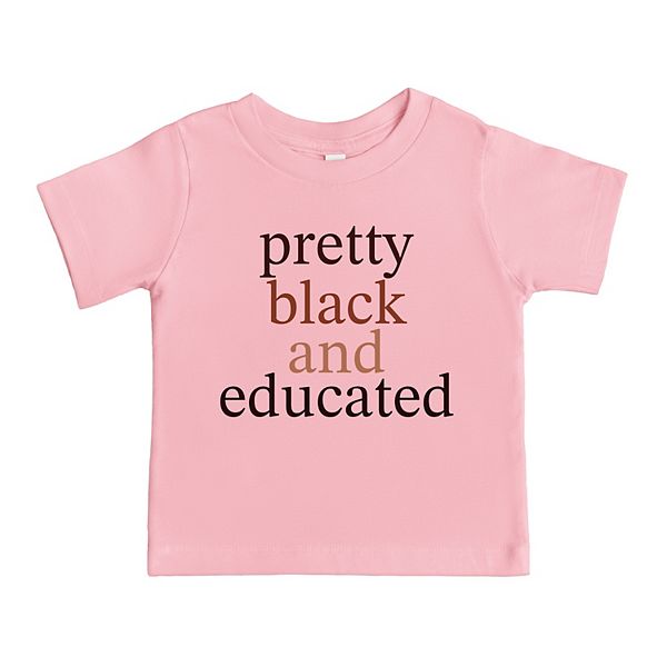 Pretty black and educated - футболка с принтом для малышей The Juniper Shop, Pink
Pretty black and educated - футболка с принтом для малышей The Juniper Shop, Pink