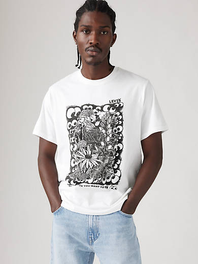 Футболка свободного кроя с коротким рукавом и графическим принтом Levi's, цвет Plant Eyes - White
Футболка свободного кроя с коротким рукавом и графическим принтом Levi's, цвет Plant Eyes - White