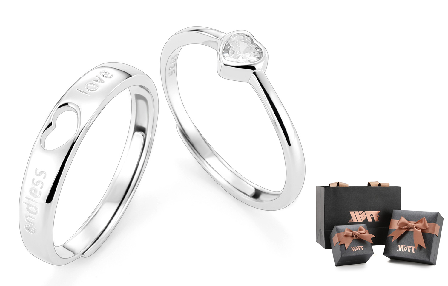 XXOFF Кольцо из стерлингового серебра 925 пробы Unisex Silver White
XXOFF Кольцо из стерлингового серебра 925 пробы Unisex Silver White