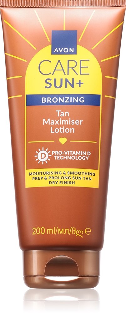 Солнцезащитный лосьон для тела Care Sun + Bronze для усиления загара Avon, 200 мл
Солнцезащитный лосьон для тела Care Sun + Bronze для усиления загара Avon, 200 мл