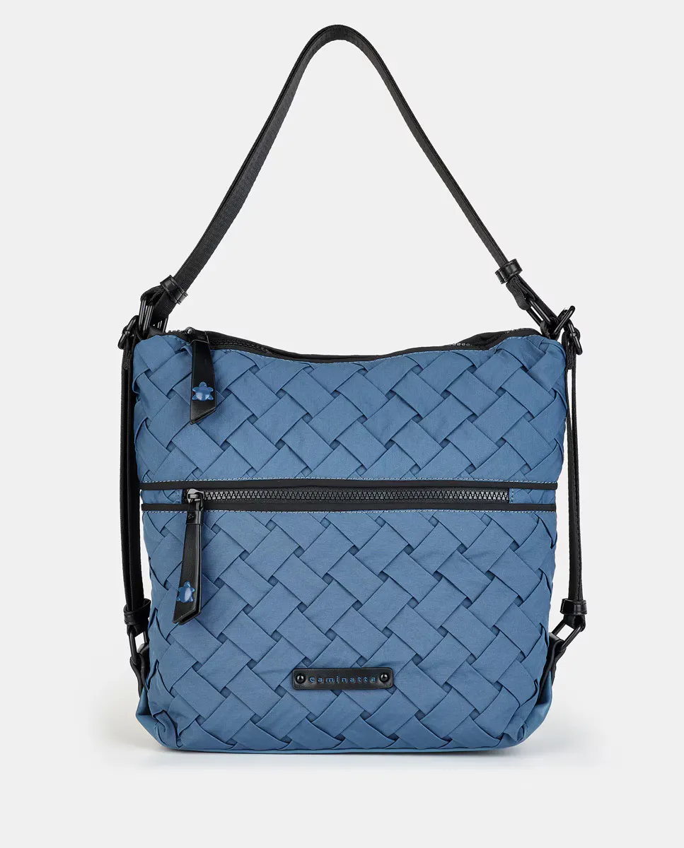 Сумка-рюкзак горчичного цвета Caminatta, синий
Сумка-рюкзак горчичного цвета Caminatta, синий