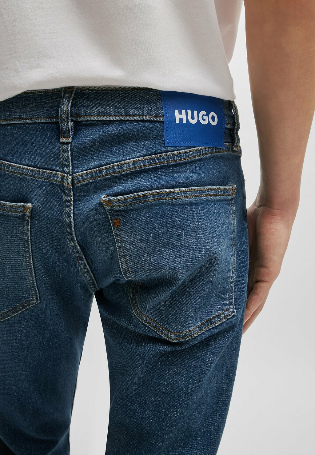 Джинсы скинни HUGO, темно-синий
Джинсы скинни HUGO, темно-синий