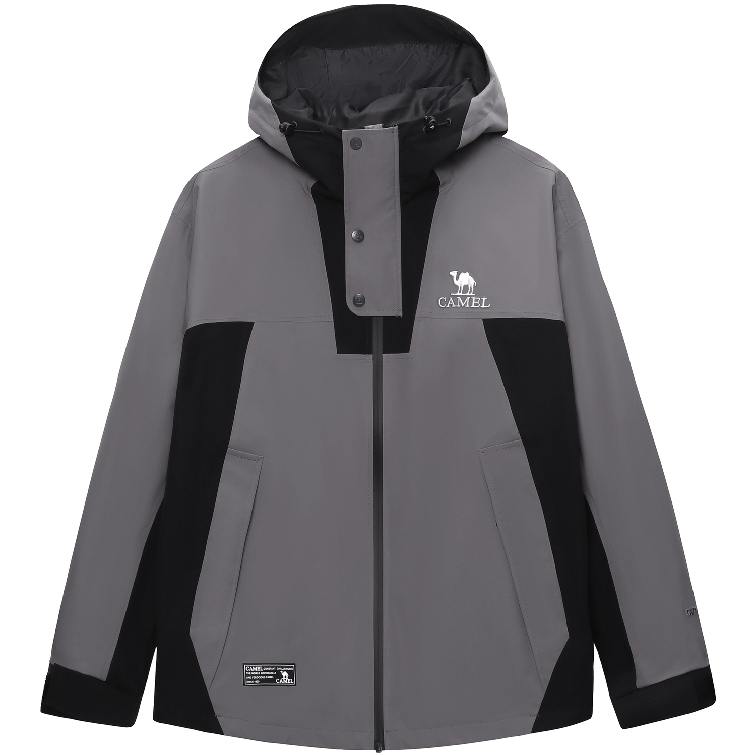 CAMEL Капсульная ветровка Unisex, Lead Gray/Phantom Black
CAMEL Капсульная ветровка Unisex, Lead Gray/Phantom Black