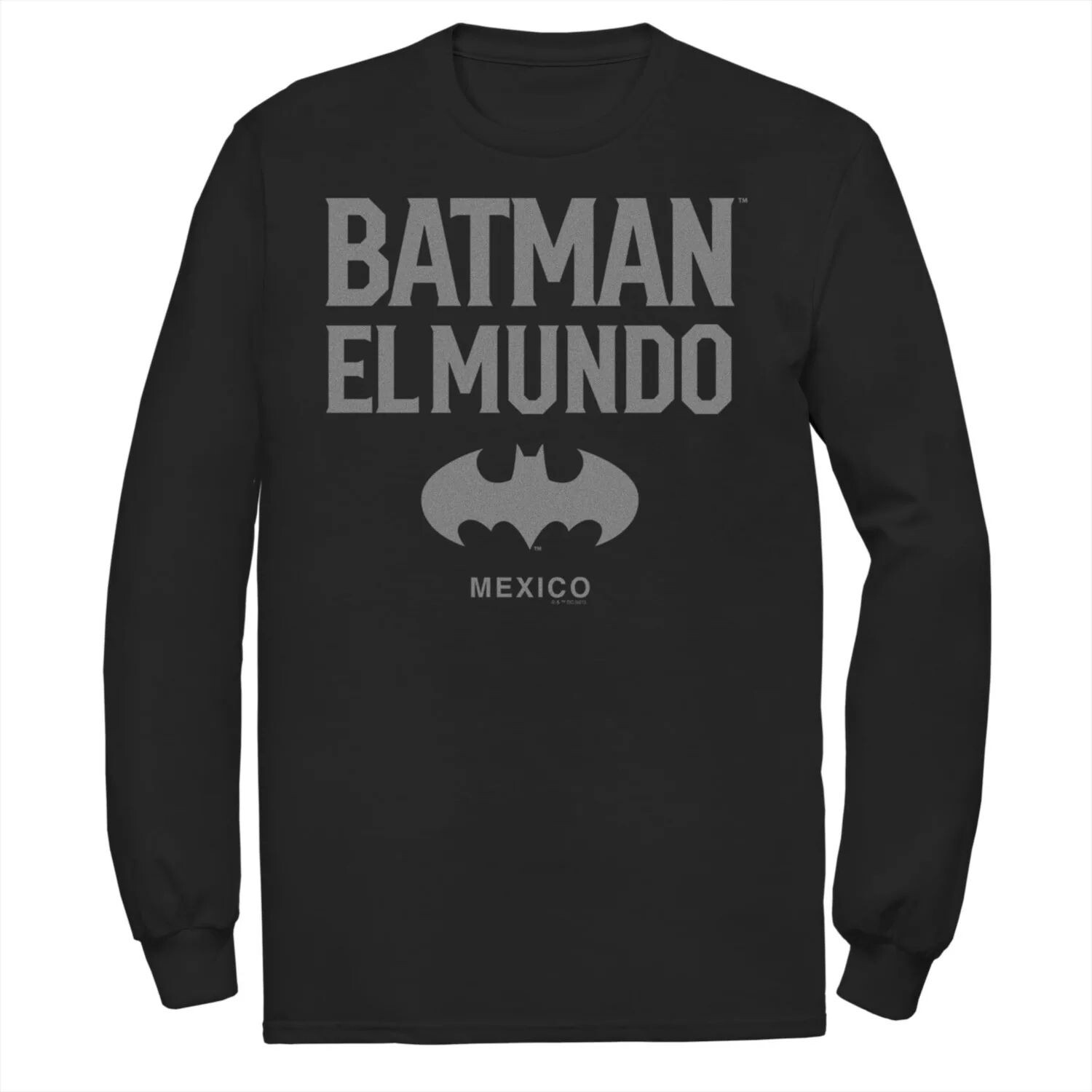 Мужская футболка с логотипом Batman: El Mundo Mexico Icon Licensed Character
Мужская футболка с логотипом Batman: El Mundo Mexico Icon Licensed Character