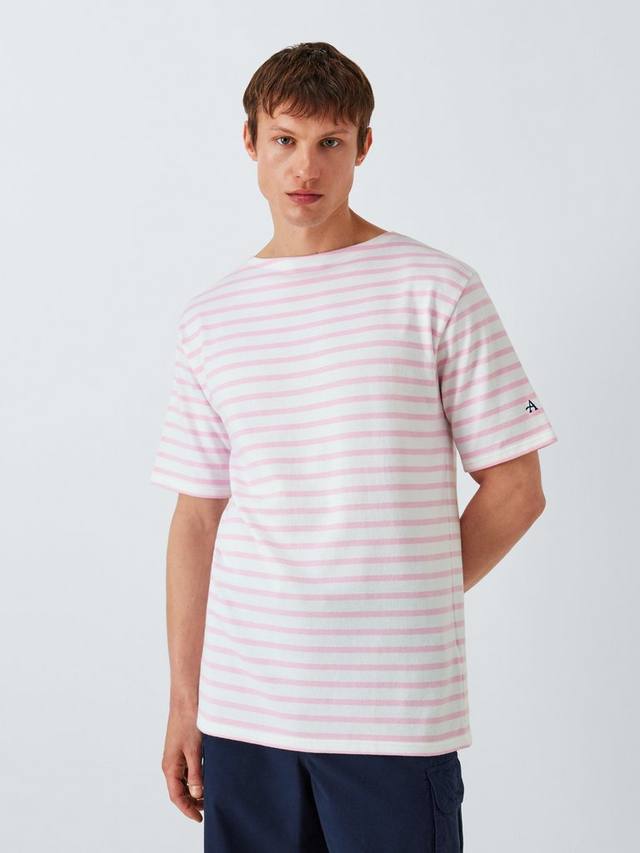 Хлопчатобумажная футболка в полоску обычного покроя с коротким рукавом Armor Lux, цвет Blanc/Fairy Tail
Хлопчатобумажная футболка в полоску обычного покроя с коротким рукавом Armor Lux, цвет Blanc/Fairy Tail