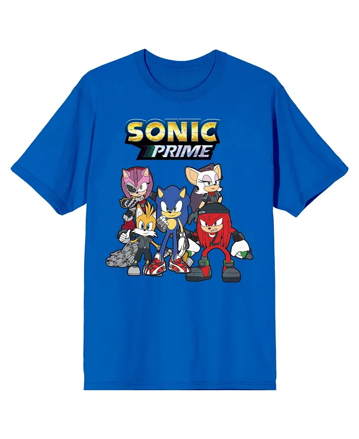 Мужская футболка Sonic Prime Group Shot с круглым вырезом и коротким рукавом, королевского синего цвета - размер XL Sonic The Hedgehog, синий
Мужская футболка Sonic Prime Group Shot с круглым вырезом и коротким рукавом, королевского синего цвета - размер XL Sonic The Hedgehog, синий