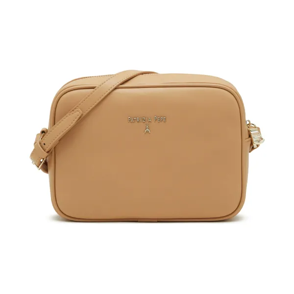 Кожаная сумка через плечо Patrizia Pepe, коричневый
Кожаная сумка через плечо Patrizia Pepe, коричневый