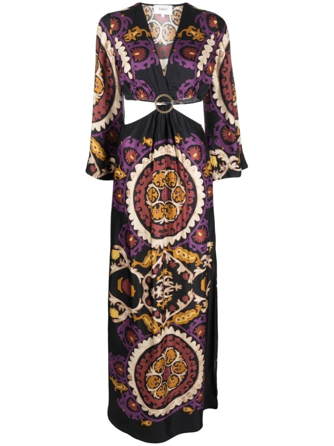 Ba&Sh платье с вырезами и цветочным принтом, черный
Ba&Sh платье с вырезами и цветочным принтом, черный