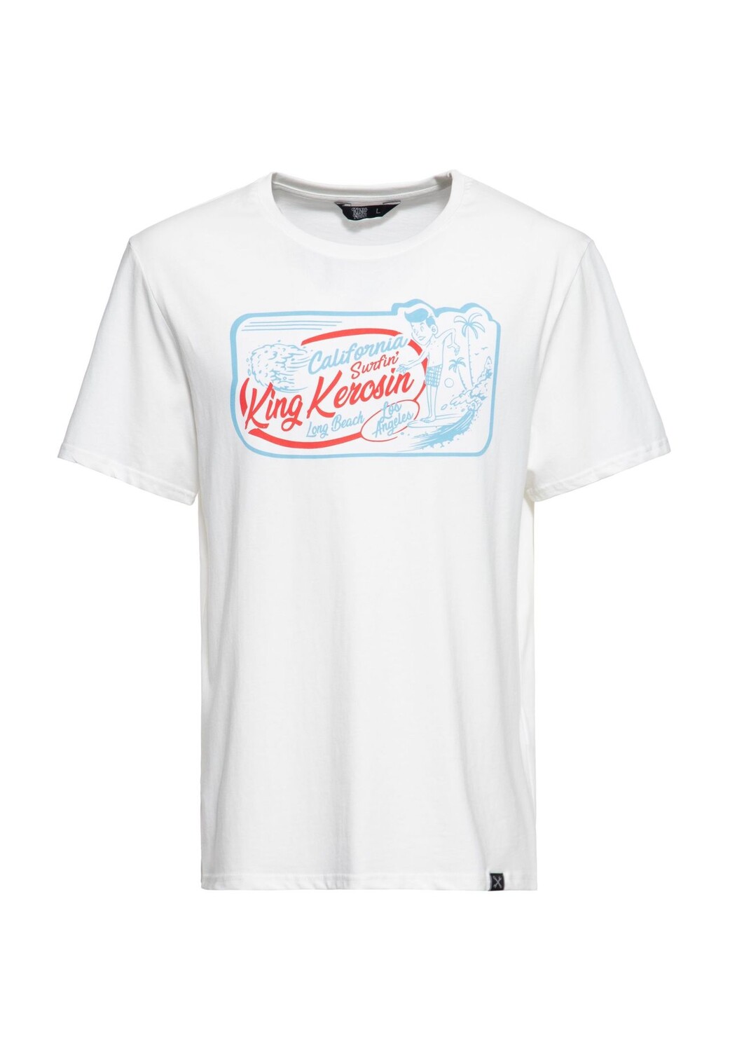 Рубашка с принтом и принтом спереди в стиле «Vintage Surfer» California Surfin KING KEROSIN
Рубашка с принтом и принтом спереди в стиле «Vintage Surfer» California Surfin KING KEROSIN