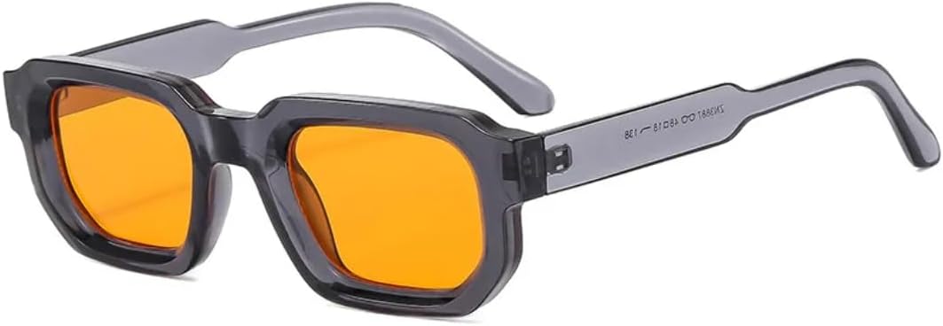 Солнцезащитные очки с защитой UV400 | Для женщин и мужчин, маленькая толстая оправа | Линзы конфетных цветов для занятий спортом на открытом воздухе и вождения DSVIGF, Gray
Солнцезащитные очки с защитой UV400 | Для женщин и мужчин, маленькая толстая оправа | Линзы конфетных цветов для занятий спортом на открытом воздухе и вождения DSVIGF, Gray