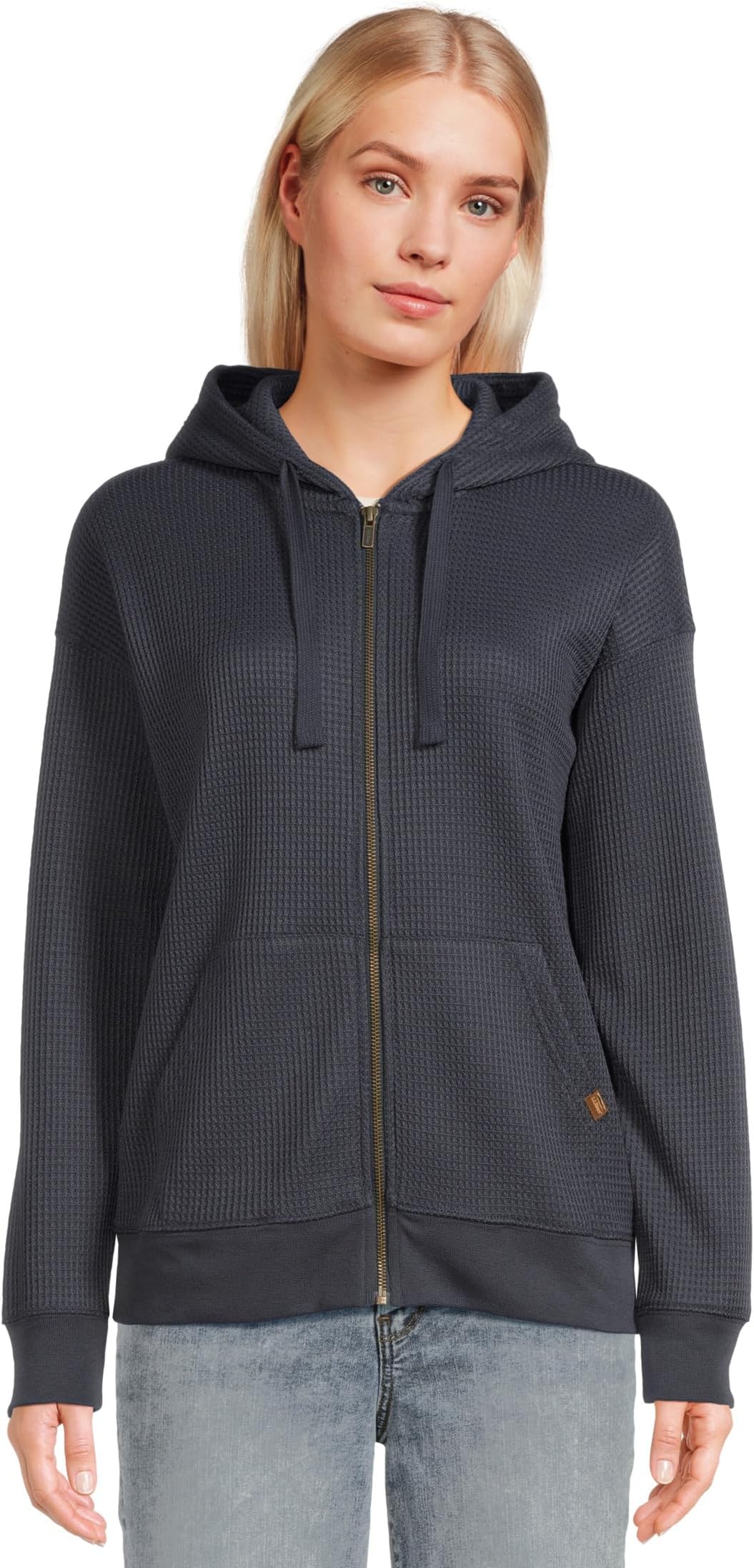 Женская толстовка с капюшоном из березовой ткани с вафельным узором и застежкой-молнией L.L.Bean, Carbon Navy
Женская толстовка с капюшоном из березовой ткани с вафельным узором и застежкой-молнией L.L.Bean, Carbon Navy