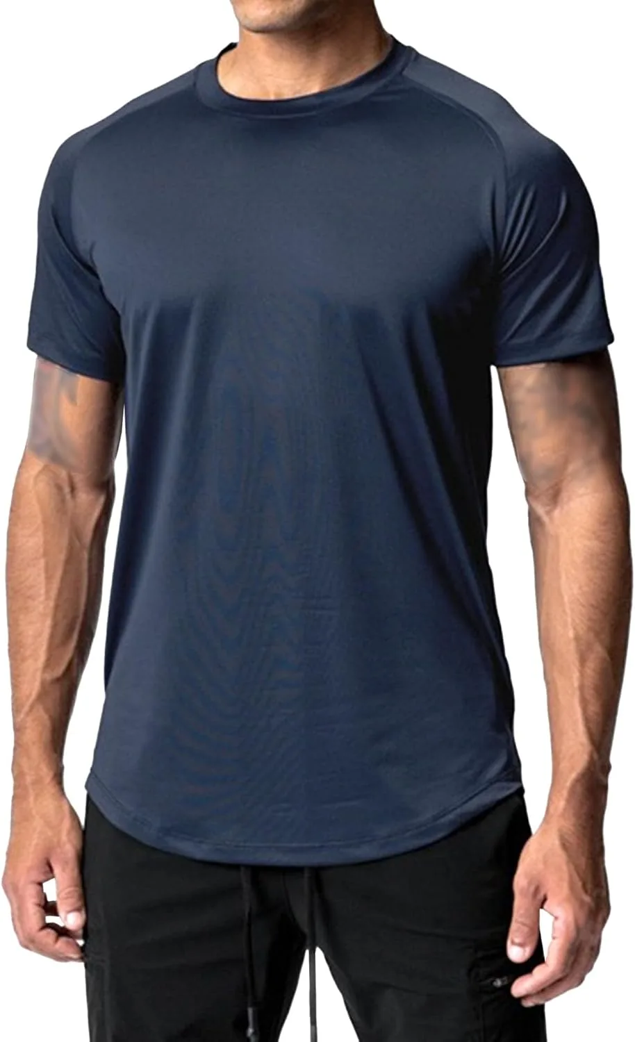 Футболка Longline Muscle Slim Fitted Crewneck для тренировок VgueElegc
Футболка Longline Muscle Slim Fitted Crewneck для тренировок VgueElegc