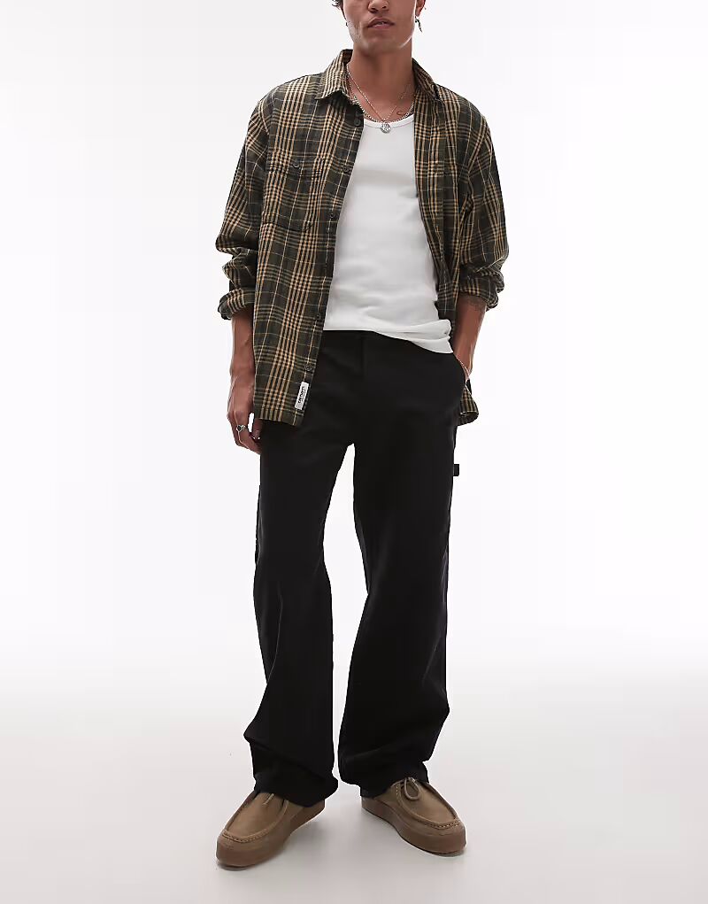 Плотницкие брюки Dickies холщовые черного цвета
Плотницкие брюки Dickies холщовые черного цвета