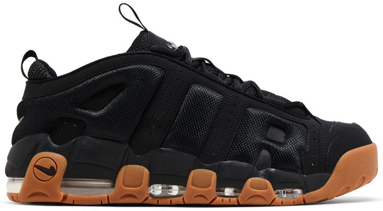 Кроссовки Nike Air More Uptempo Low 'Black Gum', черный 
Кроссовки Nike Air More Uptempo Low 'Black Gum', черный