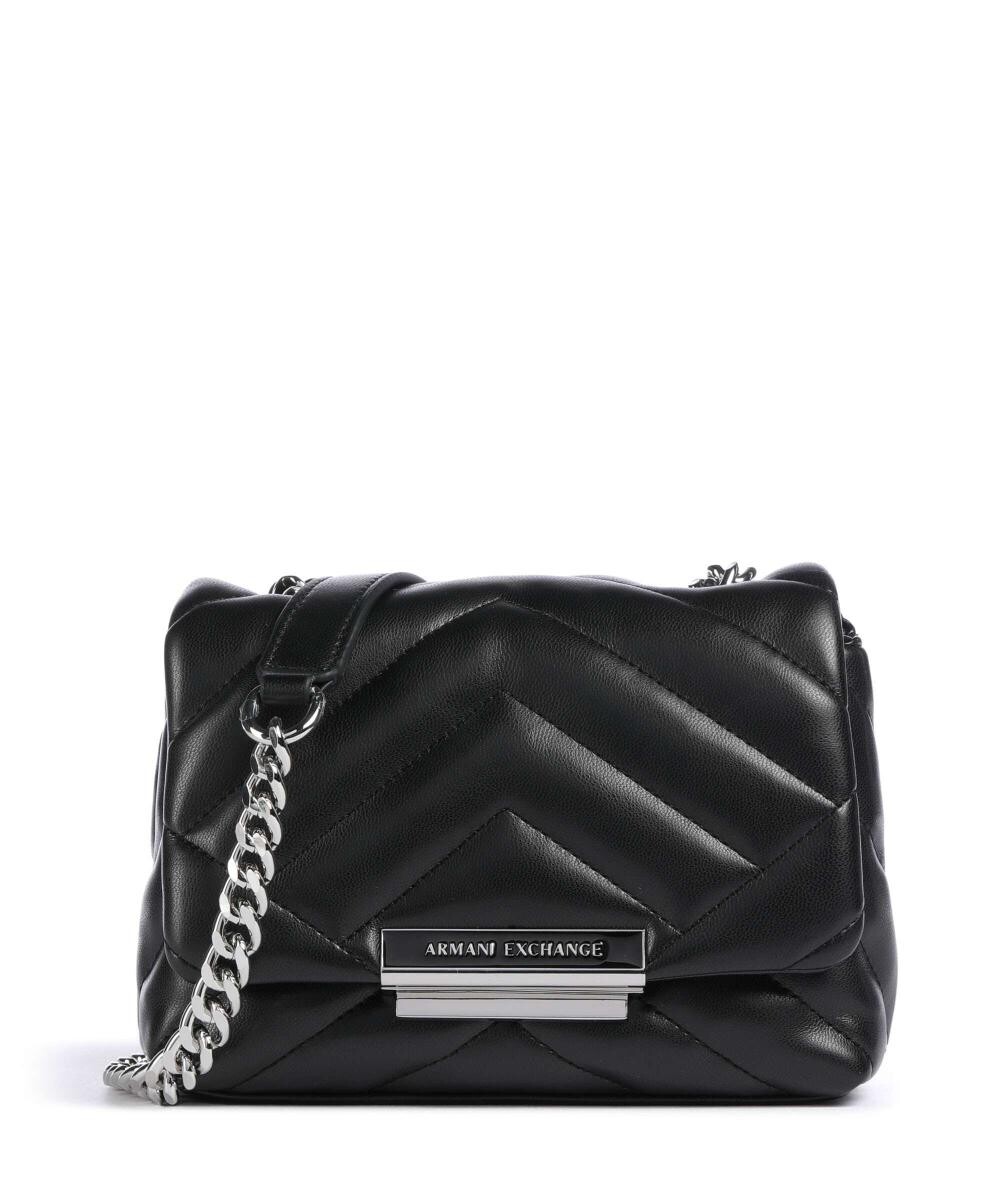 Миниатюрная сумка через плечо victoria из искусственной кожи Armani Exchange, черный