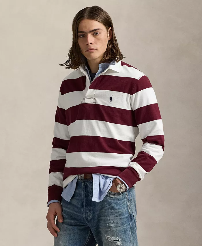 Мужская культовая хлопковая рубашка для регби Polo Ralph Lauren, коричневый
Мужская культовая хлопковая рубашка для регби Polo Ralph Lauren, коричневый