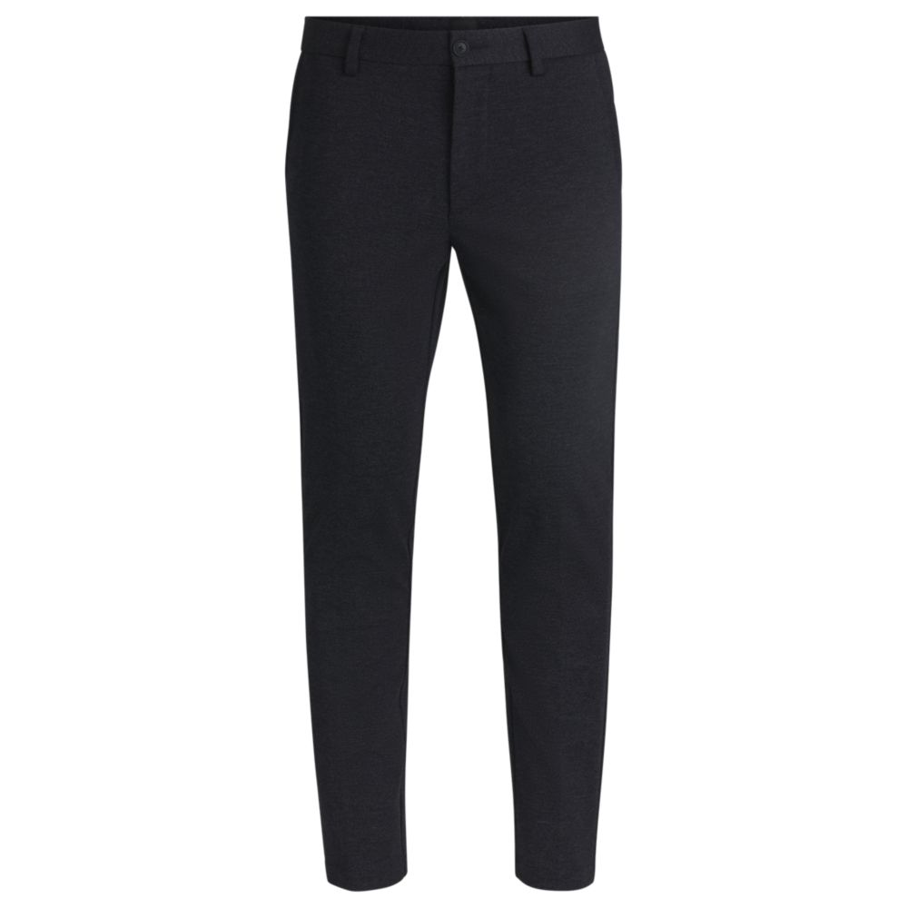 Узкие брюки из эластичного трикотажа цвета соли с перцем BOSS, темно-синий
Узкие брюки из эластичного трикотажа цвета соли с перцем BOSS, темно-синий