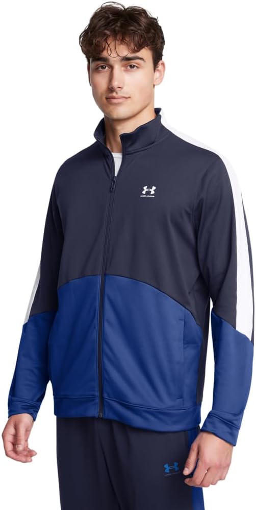 Куртка мужская трикотажная Under Armour Fashion, (410) Midnight Navy/Tech Blue/White
Куртка мужская трикотажная Under Armour Fashion, (410) Midnight Navy/Tech Blue/White