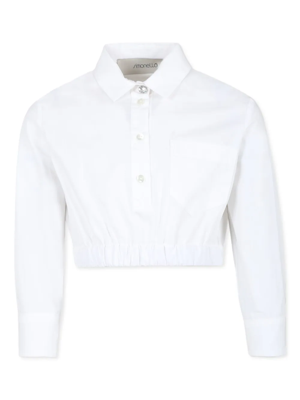 Укороченная рубашка Simonetta, белый
Укороченная рубашка Simonetta, белый