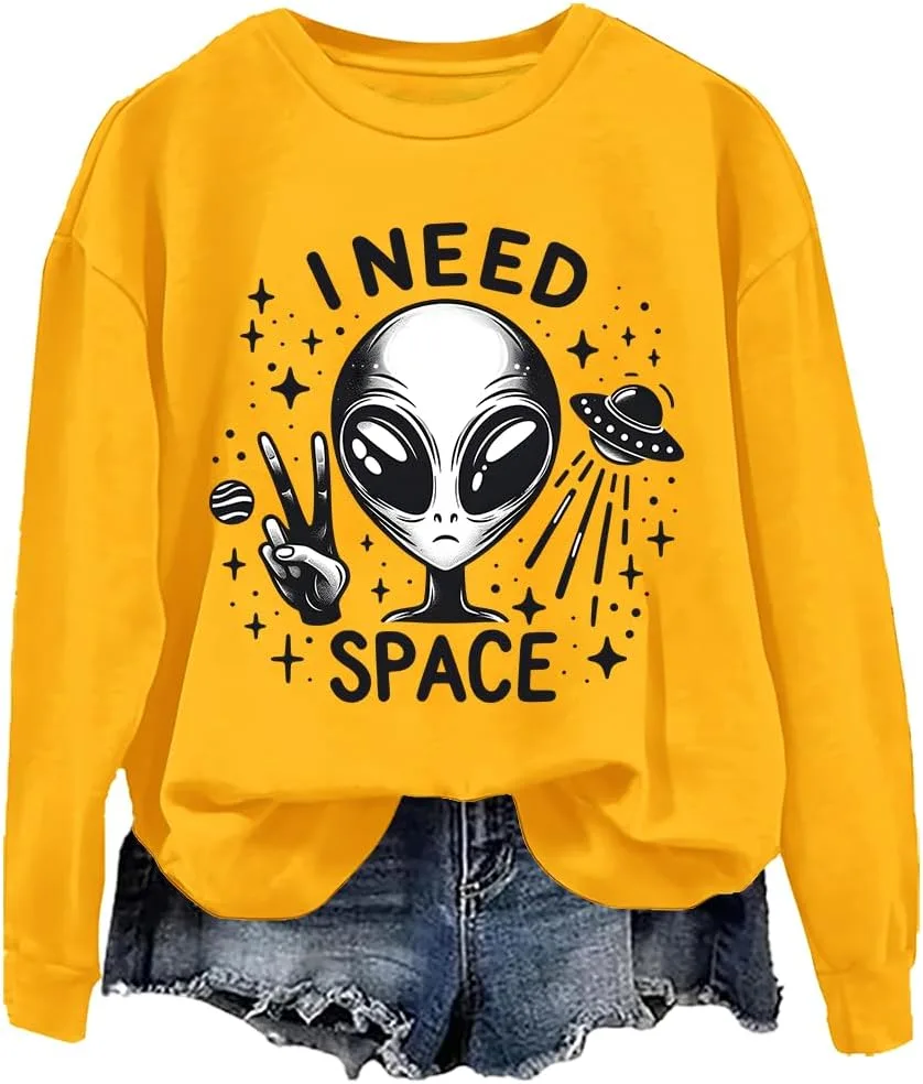 Толстовка I Need Space с принтом woati
Толстовка I Need Space с принтом woati