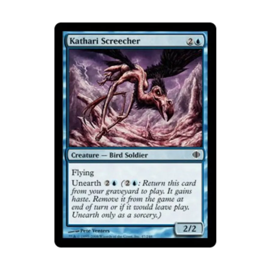 CCG Катари Скричер (К) (Рольга), MTG - Shards of Alara
CCG Катари Скричер (К) (Рольга), MTG - Shards of Alara