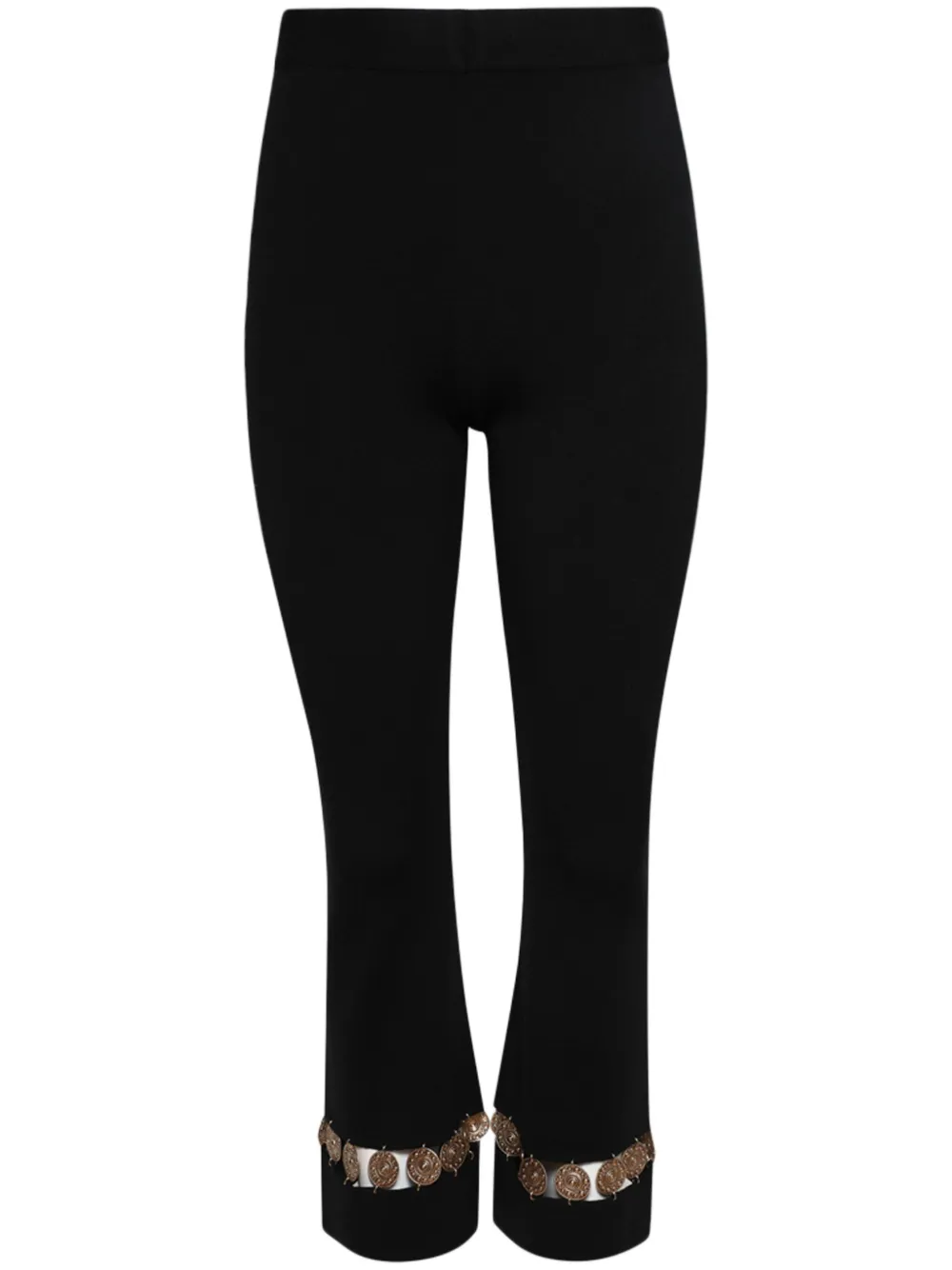 Декорированные брюки прямого кроя Rabanne, черный
Декорированные брюки прямого кроя Rabanne, черный
