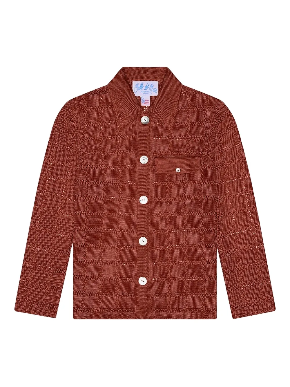 Рубашка с длинными рукавами и сетчатым узором Calle Del Mar, красный
Рубашка с длинными рукавами и сетчатым узором Calle Del Mar, красный