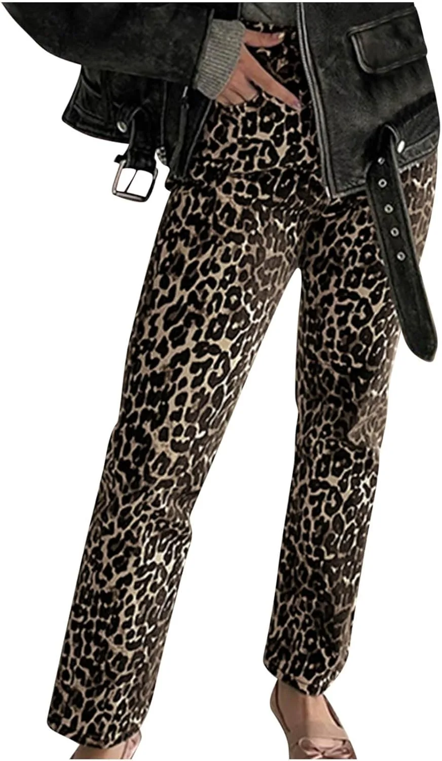 Джинсы для женщин с леопардовым принтом High Waisted Stretchy Wide Leg Denim Pants Multiple Leopard Types
Джинсы для женщин с леопардовым принтом High Waisted Stretchy Wide Leg Denim Pants Multiple Leopard Types