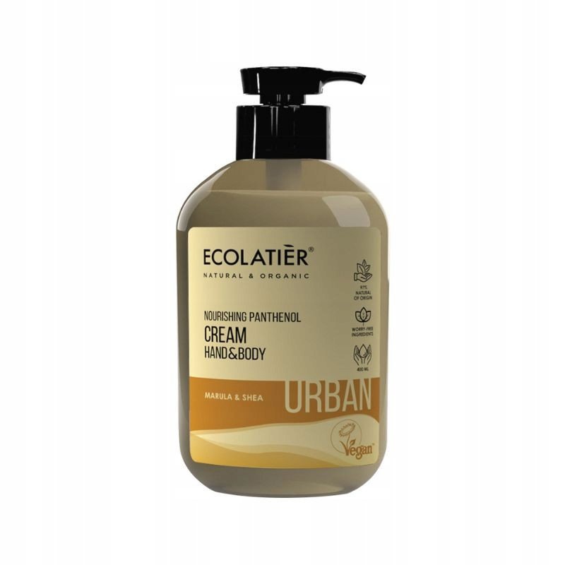 Крем для рук и тела питательный с пантенолом, 400 мл Ecolatier
Крем для рук и тела питательный с пантенолом, 400 мл Ecolatier