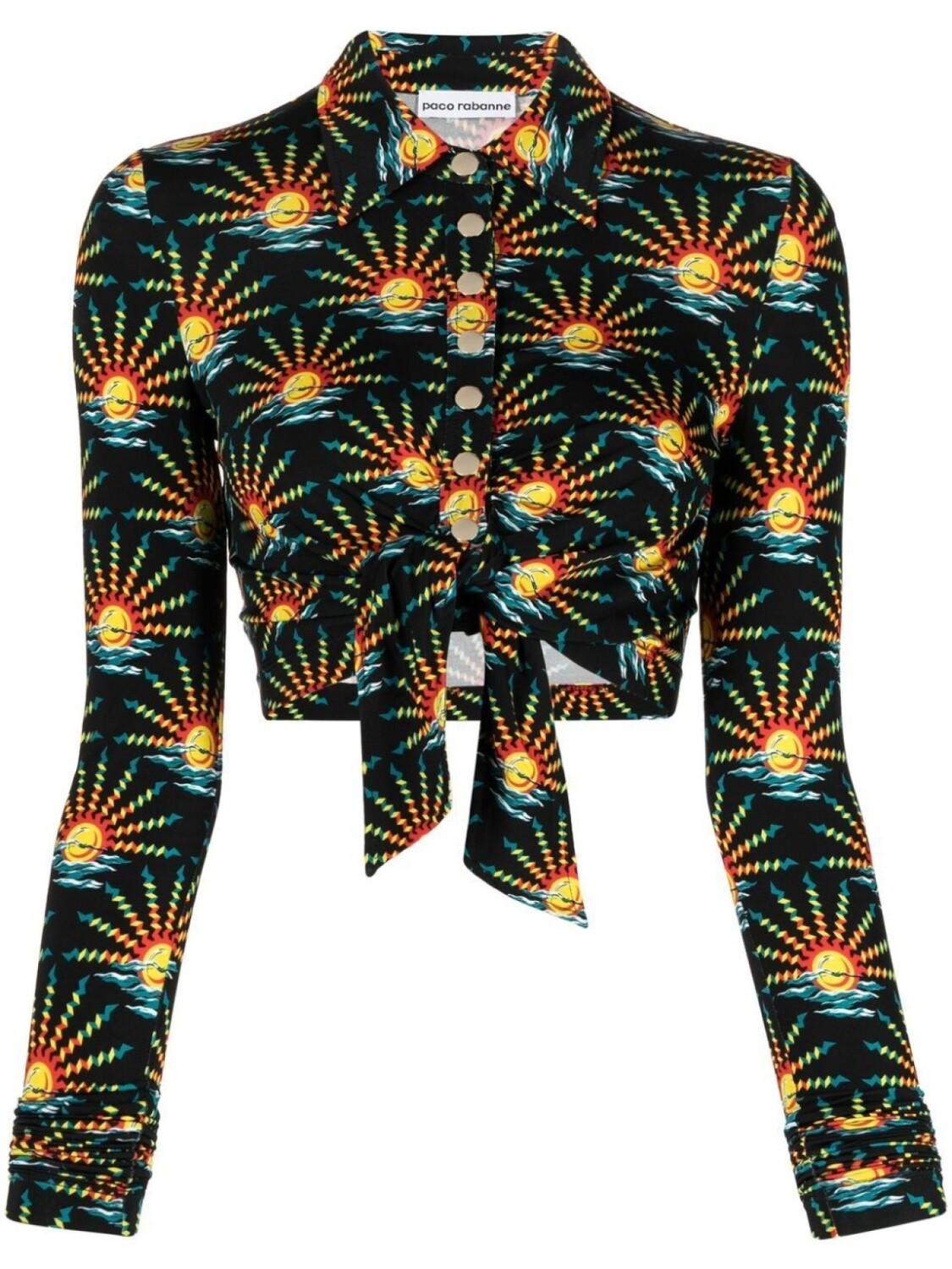 Укороченная блузка Rabanne, черный
Укороченная блузка Rabanne, черный