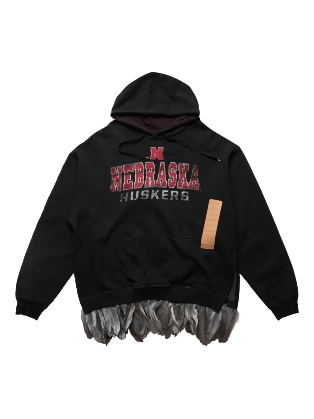 Толстовка с перьевым декором Nebraska Huskers 4SDESIGNS, черный
Толстовка с перьевым декором Nebraska Huskers 4SDESIGNS, черный