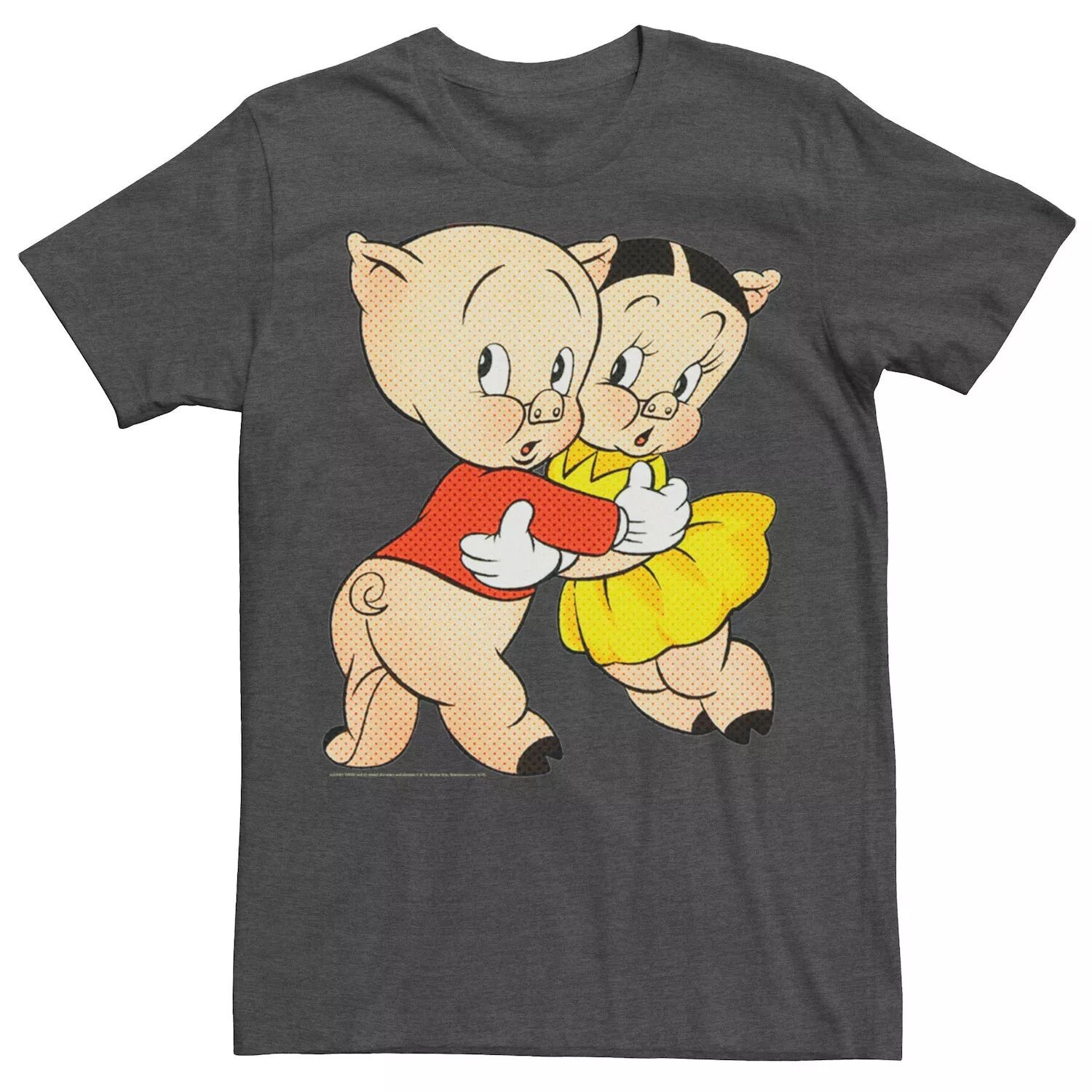 Мужская футболка с портретом свинки Looney Tunes Porky & Petunia Pig Licensed Character
Мужская футболка с портретом свинки Looney Tunes Porky & Petunia Pig Licensed Character
