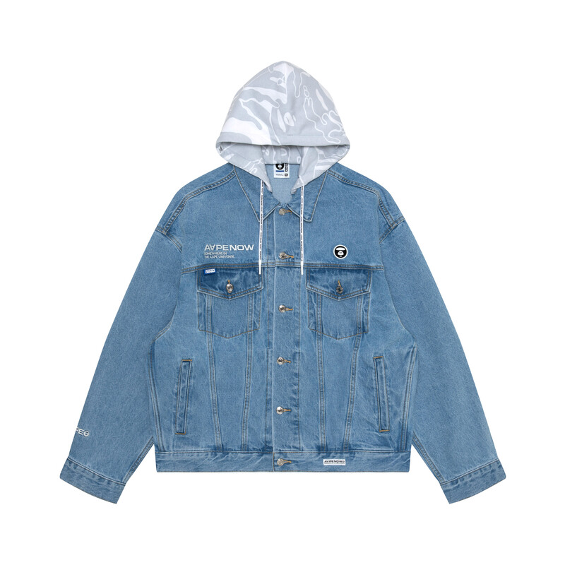 Джинсовая куртка мужская синяя BLL Aape, синий
Джинсовая куртка мужская синяя BLL Aape, синий