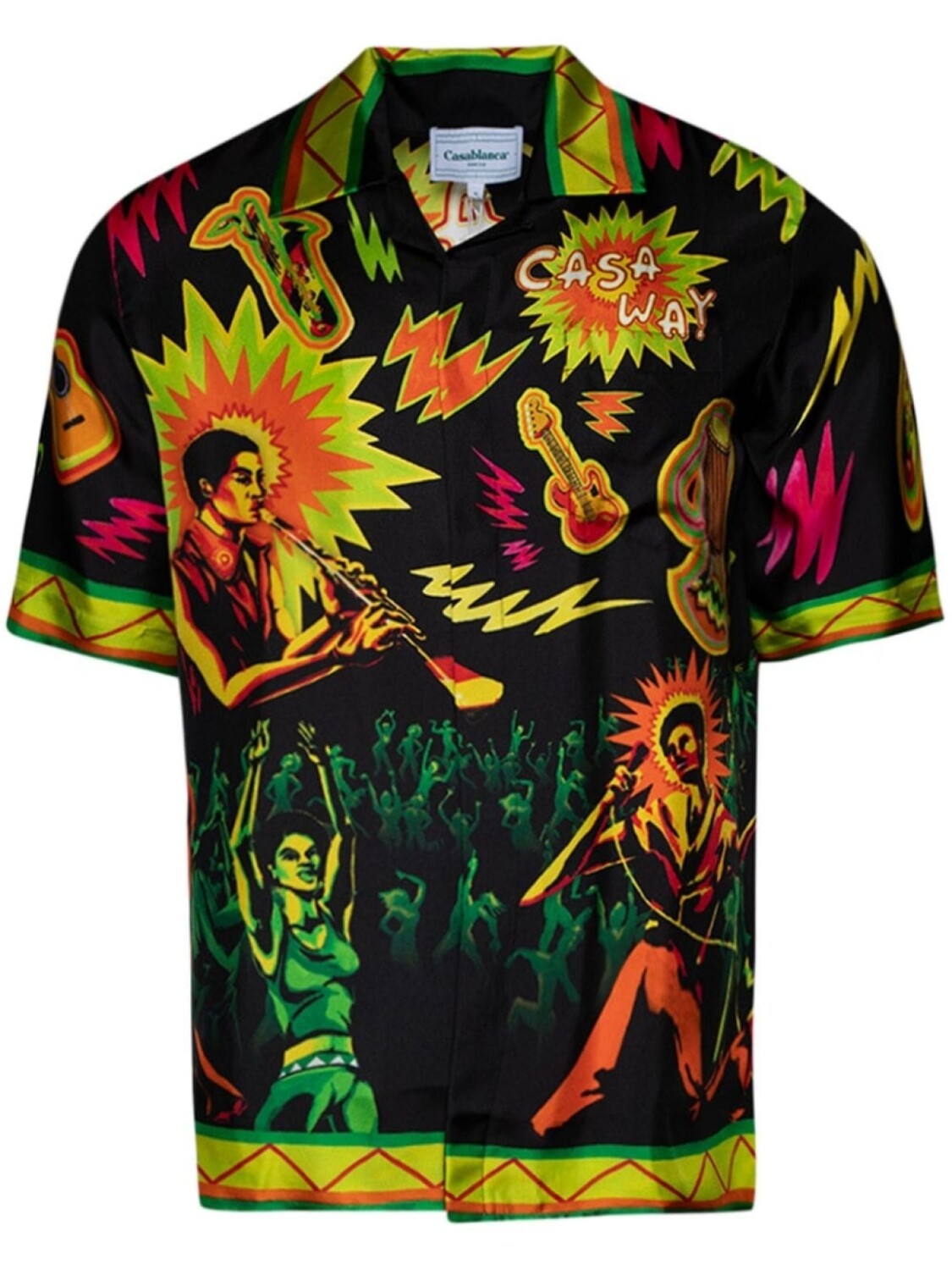 Casablanca шелковая рубашка с графичным принтом, черный
Casablanca шелковая рубашка с графичным принтом, черный