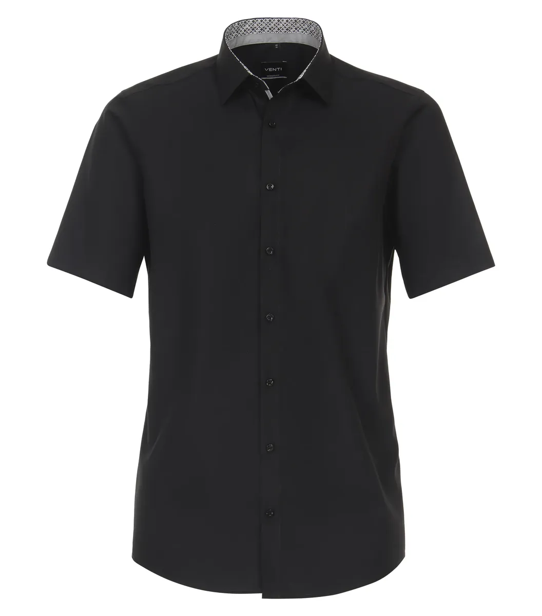 Деловая рубашка VENTI "Деловая рубашка VENTI с коротким рукавом однотонная", черный
Деловая рубашка VENTI "Деловая рубашка VENTI с коротким рукавом однотонная", черный