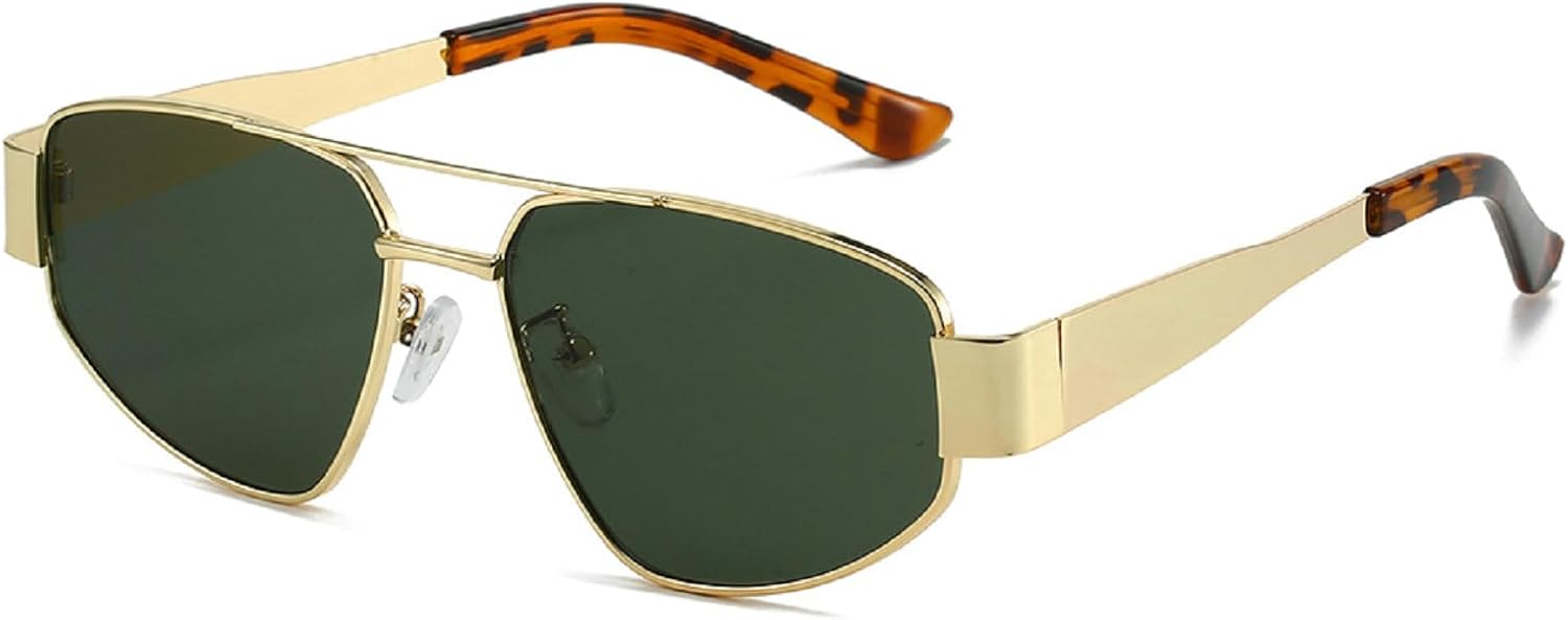 Ретро металлические солнцезащитные очки «кошачий глаз» с двойной перемычкой для женщин, темно-зеленые, с защитой от УФ-излучения UV400, для мужчин, в стиле панк, N45 mincl, Green
Ретро металлические солнцезащитные очки «кошачий глаз» с двойной перемычкой для женщин, темно-зеленые, с защитой от УФ-излучения UV400, для мужчин, в стиле панк, N45 mincl, Green