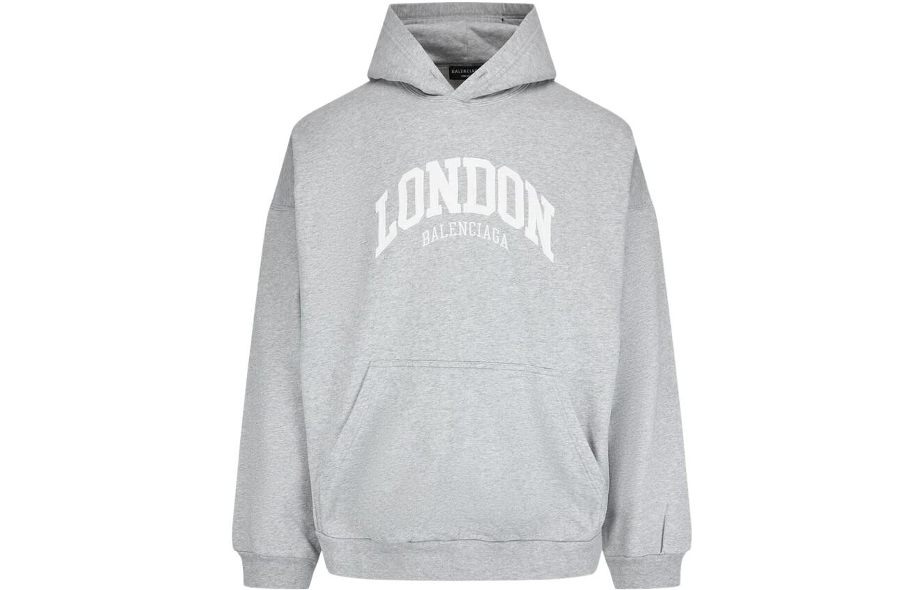 Толстовка унисекс серая Balenciaga, серый
Толстовка унисекс серая Balenciaga, серый