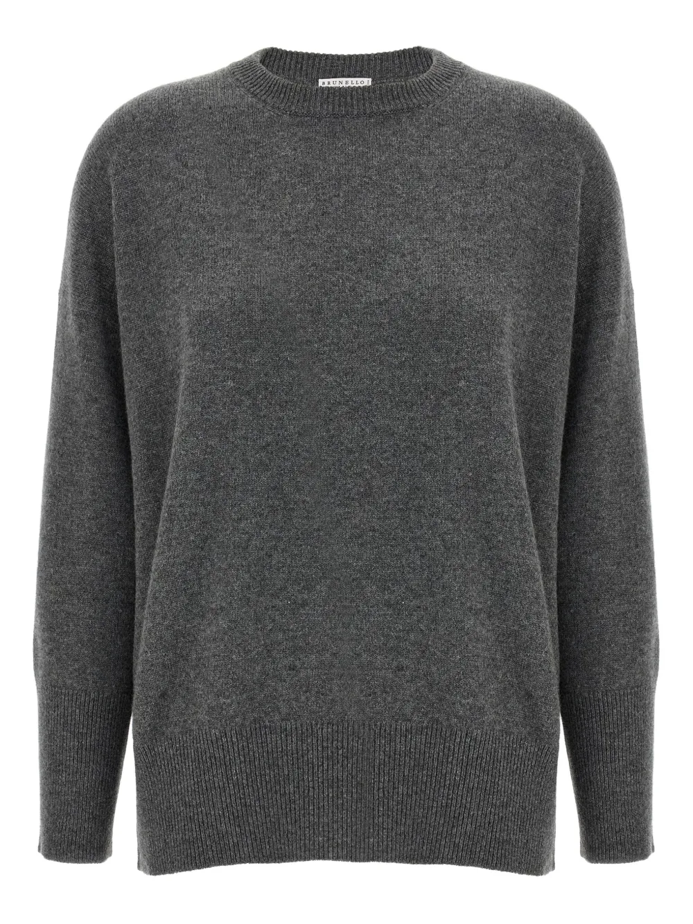 Кашемировый свитер Monile с круглым вырезом Brunello Cucinelli, серый
Кашемировый свитер Monile с круглым вырезом Brunello Cucinelli, серый