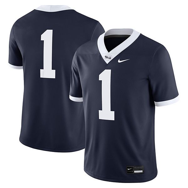 Мужская футболка #1 navy penn state nittany lions alternate game Nike
Мужская футболка #1 navy penn state nittany lions alternate game Nike