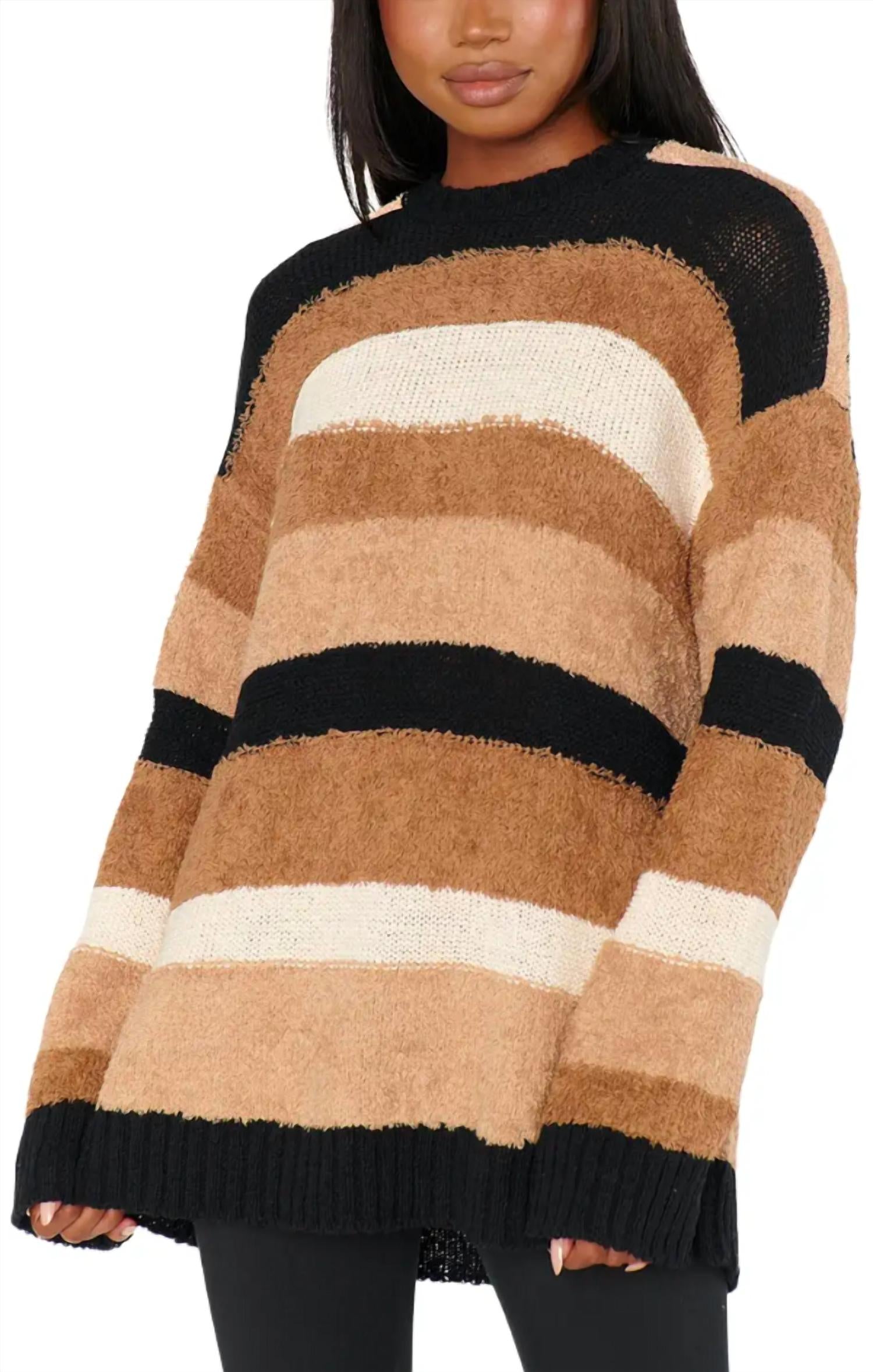 Свитер Тимоти из нейтральной многополосной вязки Show Me Your Mumu, цвет neutral multi stripe knit
Свитер Тимоти из нейтральной многополосной вязки Show Me Your Mumu, цвет neutral multi stripe knit