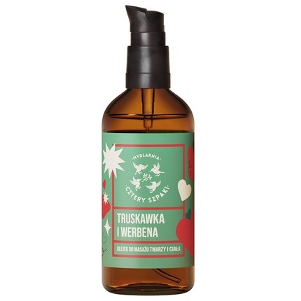 Массажное масло для лица и тела с клубникой и вербеной 100 мл Mydlarnia Cztery Szpaki
Массажное масло для лица и тела с клубникой и вербеной 100 мл Mydlarnia Cztery Szpaki