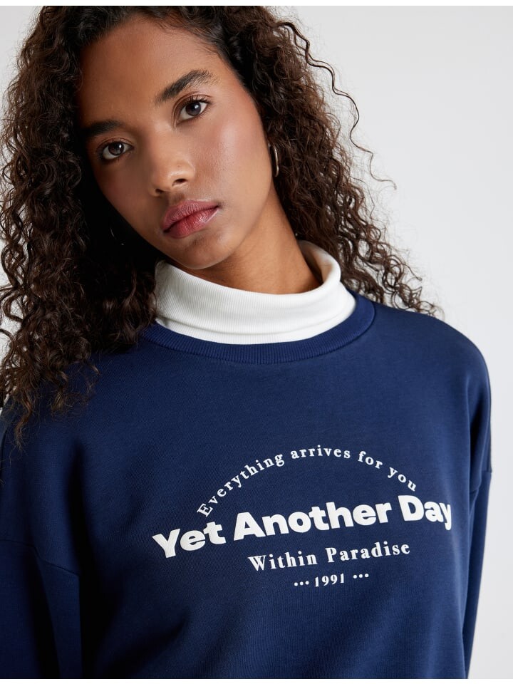 Толстовка KOTON, темно-синий
Толстовка KOTON, темно-синий