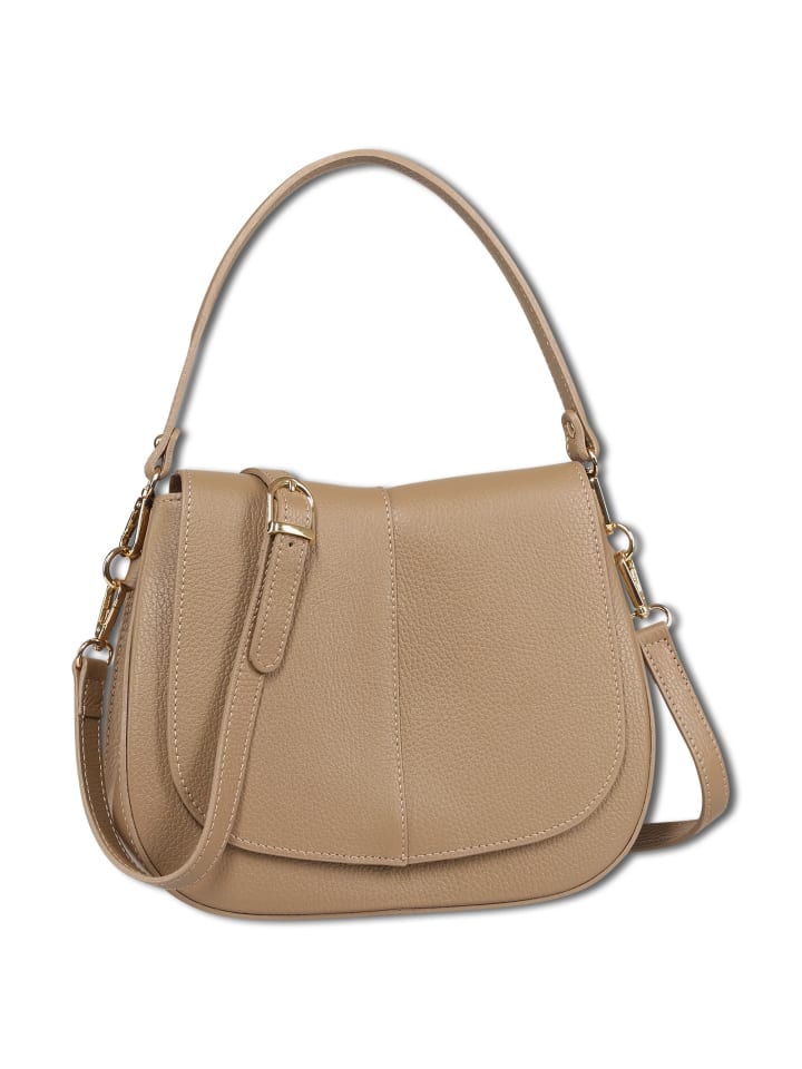 Сумка через плечо Toscanto, кожа, серо-бежевый цвет, ок. 27 см
Сумка через плечо Toscanto, кожа, серо-бежевый цвет, ок. 27 см